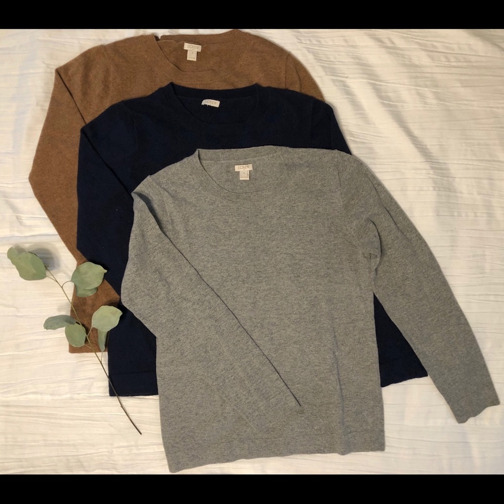 Bundle of J Crew Scoop Neck Women’s Sweaters